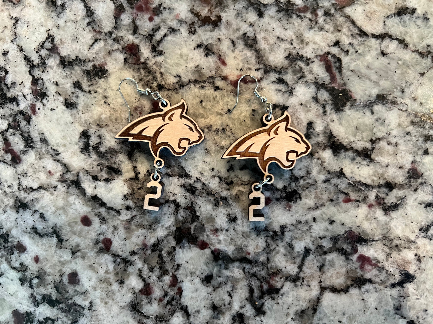 Custom Bobcat Earring