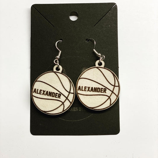 Custom Basketball Earring