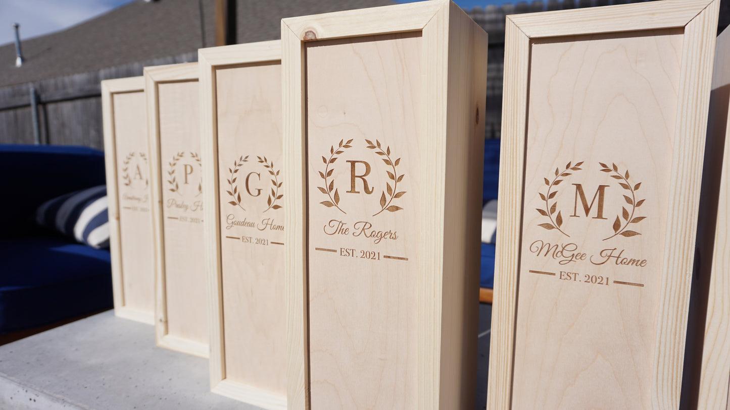 Custom Wine/Liquor Box